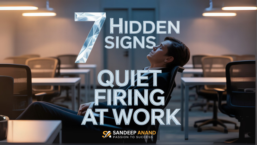 7 Hidden Signs of Quiet Firing at Work Expert Guide to Fighting Back by Sandeep Anand